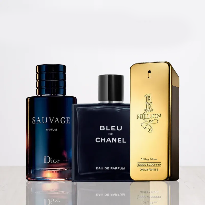 Zestaw 3 perfum | Sauvage Dior + One Million + Bleu de Chanel 100 ml