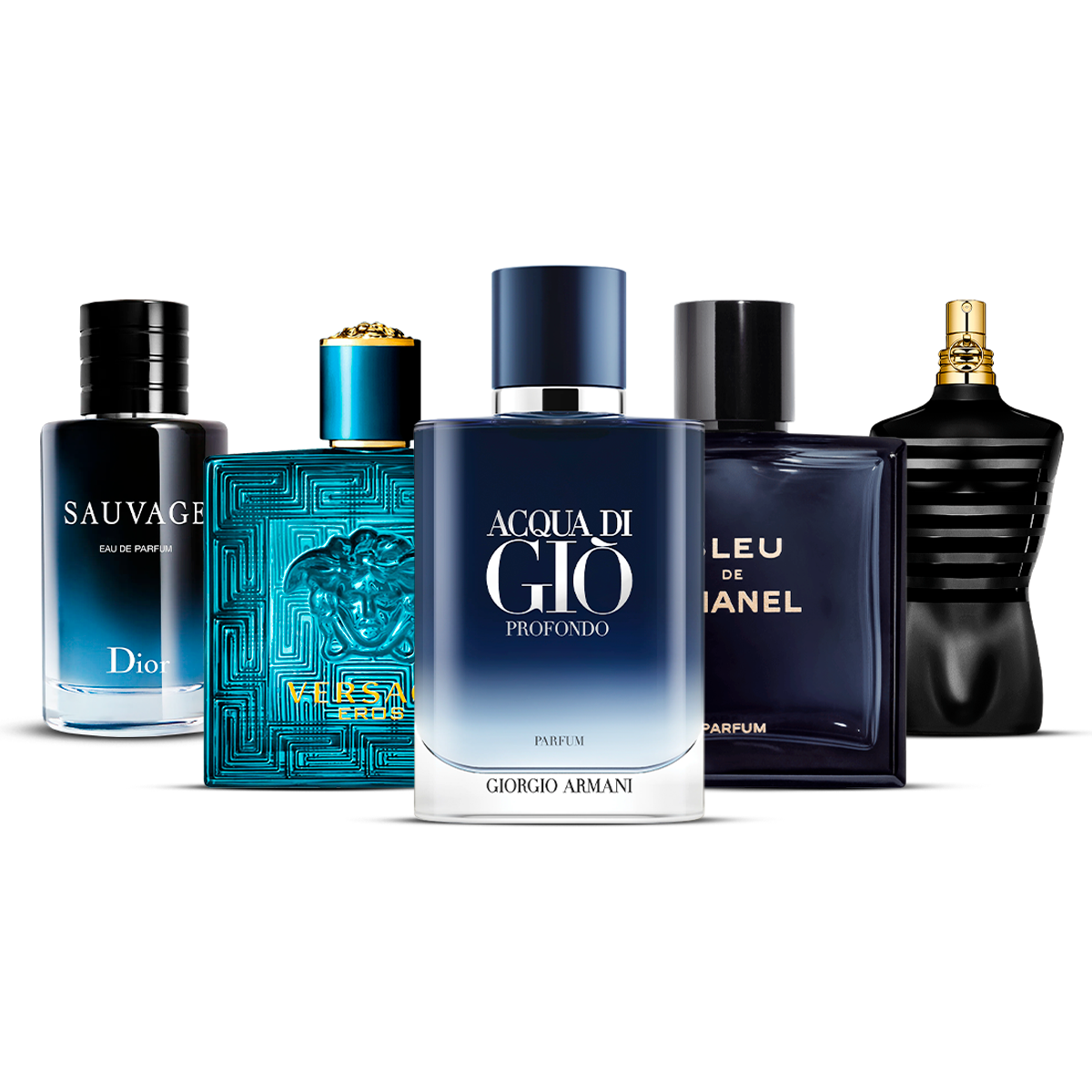 Zestaw 5 perfum damskich – Versace Dylan Turquoise, Scandal, Prada Paradoxe, Coco Mademoiselle i Yves Saint Laurent Libre [po 100 ml każdy]