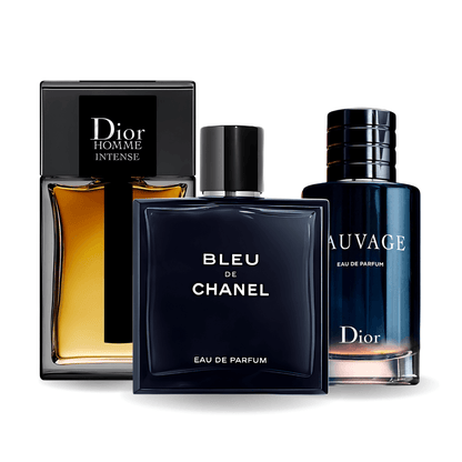 Zestaw 3 perfum | Sauvage Dior, Bleu de Chanel, Dior Homme Intense 100 ml