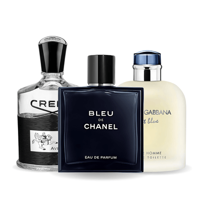 Set di 3 profumi | Bleu de Chanel, Creed Aventus, Light Blue Dolce & Gabbana 100 ml