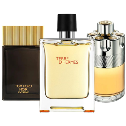 Zestaw 3 perfum | Terre de’Hermes, Azzaro Wanted, Tom Ford Noir Extreme 100 ml