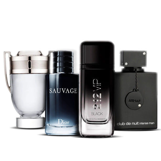 Zestaw 4 perfum | One Million Royal + 212 VIP Men + Sauvage Dior + Versace Eros 100 ml